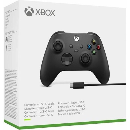 "Microsoft Xbox Wireless Controller USB-C Cable - Ultimate Gamepad for iOS & PC – Compatible with Xbox Series S/X - Enhance Your